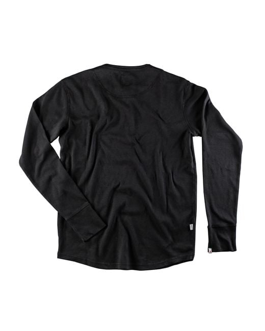 &SONS Trading Co Black The New Elder Henley Shirt for men