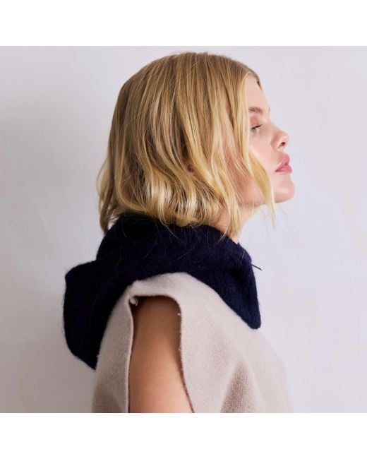 Arctic Fox & Co. Blue The Alpaca Zip Balaclava