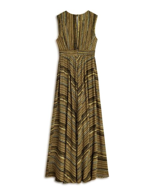 Nocturne Green Cut-Out Detail Dress