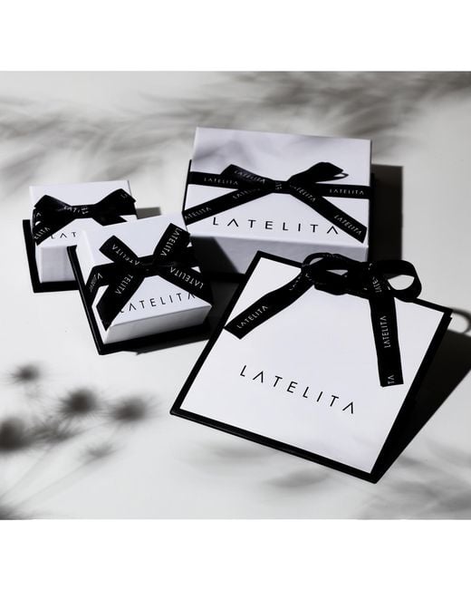 Latelita London Metallic Initial Ring S