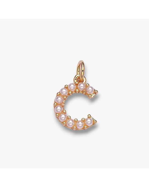 Alexie of Athens Metallic Delphi Monogram Talisman Pearls