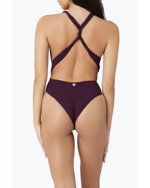 Room 24 Purple Rachel One Piece Bordeaux