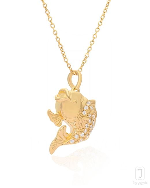 The Jewelz Metallic Neutrals Sea Song Fish Necklace – Nautical Jewelry Gift