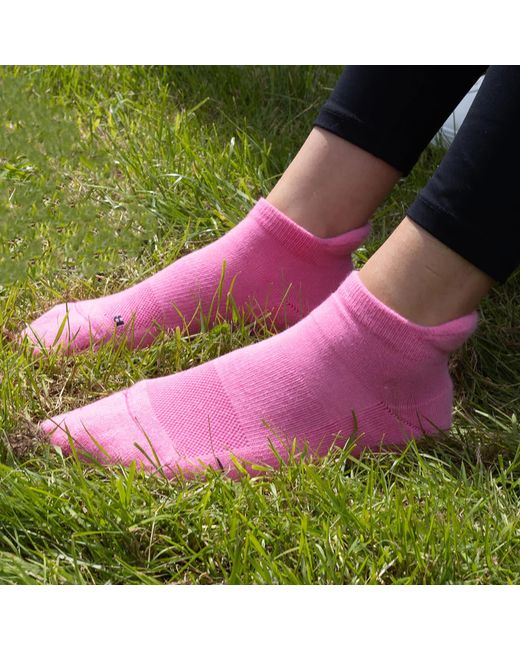 Peper Harow - Made in England Pink Peace & Organic Sport Trainer Socks Bundle