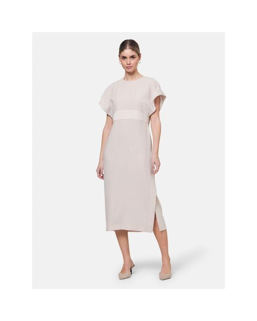 Helen Mcalinden Multicolor Neutrals Shiv Natural Pearl Dress