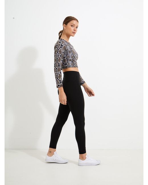 Lula-Ru Gray Neutrals Long Sleeve Top