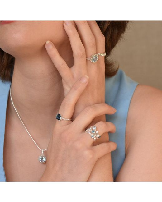 GEM BAZAAR Blue Josephine Ring