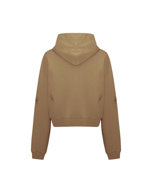 Pcfg Natural Destroyed Zip Up Hoodie