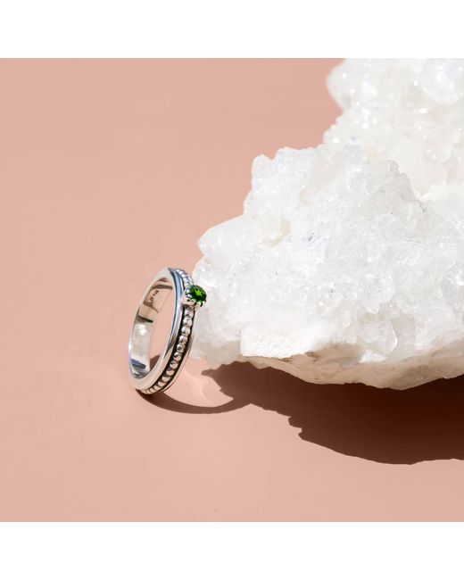 Charlotte's Web Jewellery Green Lalita Spinning Ring