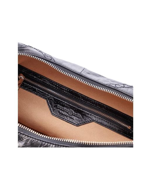 Orange Cube Black Metropolitan Crossbody Bag