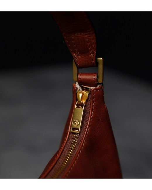 Time Resistance Brown Cognac Leather Handbag For – The Bluest Eye