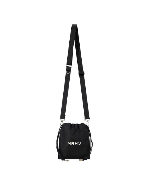 MARHEN.J Black Recycled Nylon Mini Cross Bag