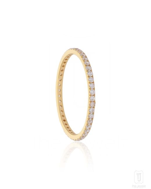 The Jewelz White Stellar Line Petite Eternity Ring