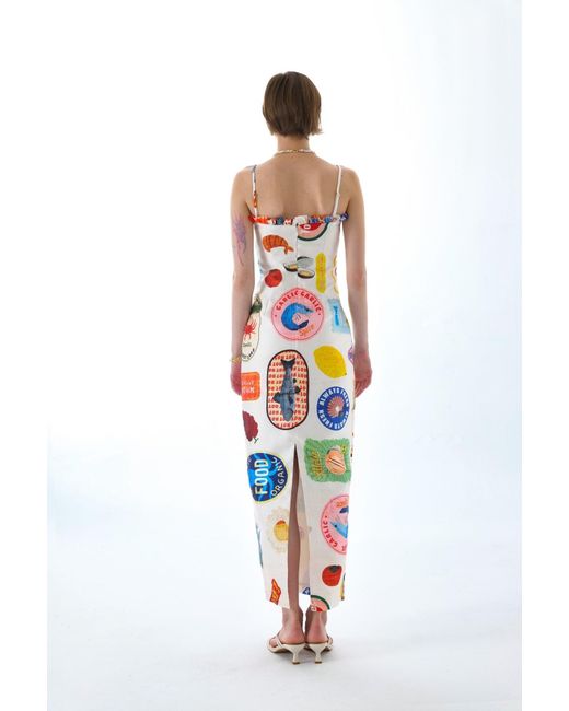 We Are Kindred White Florence Strap Maxi Dress Cream