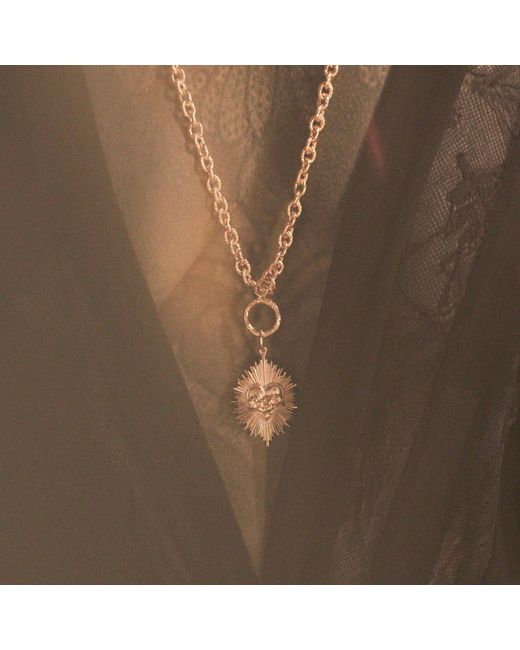 IN CAUDA VENENUM Metallic Vayu Necklace