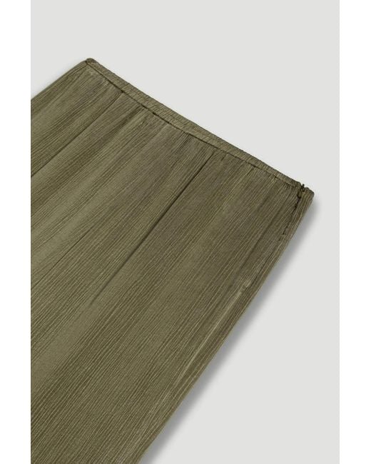 Nocturne Green Neutrals Relaxed Straight-Leg Pants