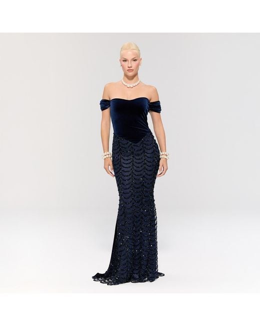 Nur Karaata Blue Dynasty Waltz Dress