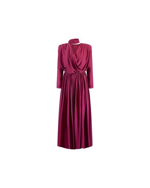 Rayan Purple The Drape Dress