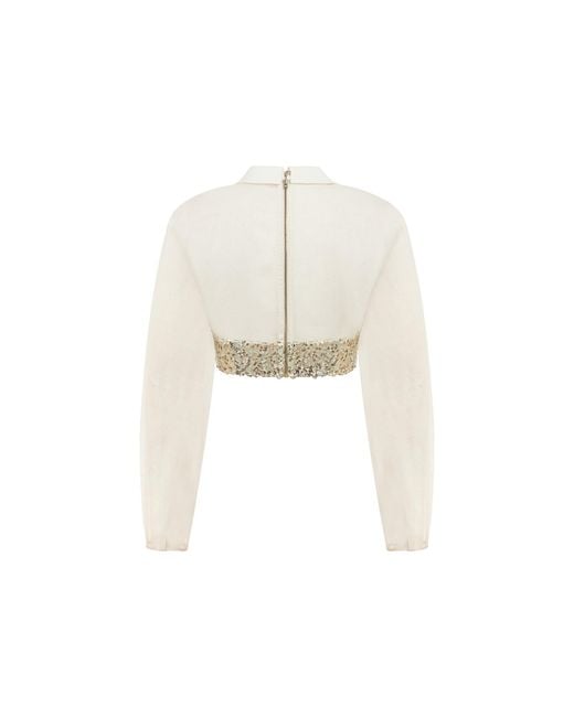 Saint Ones White Lustris Top