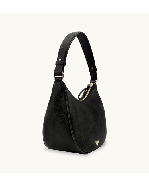 Apatchy London Black The Lucy Leather Bag