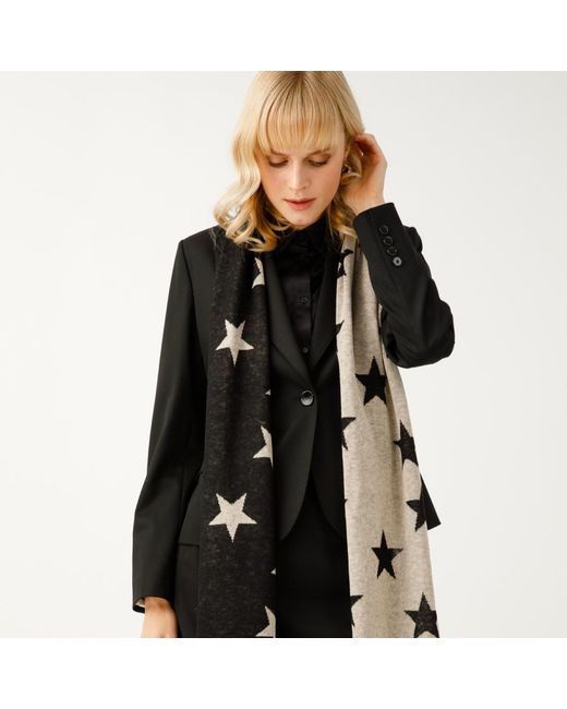 Mohair&Angora Black Star Shawl