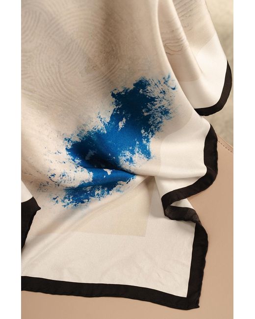 Elevaa Natural Neutrals Mediterráneo Silk Scarf