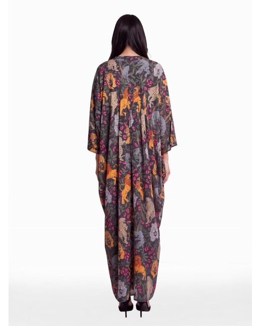 Any Old Iron Blue Big Cats Kaftan
