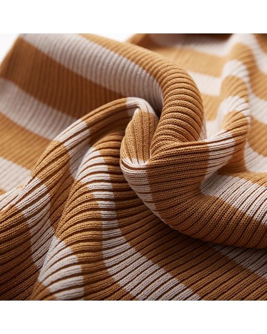 Fully Fashioning Brown Neutrals Alexandra Lacing Knit Dress