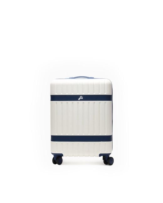 Fenella Smith White Cream Nova Carry On Suitcase