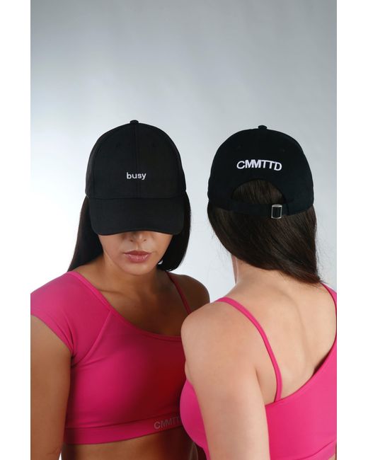 Cmmttd Black Busy Cap