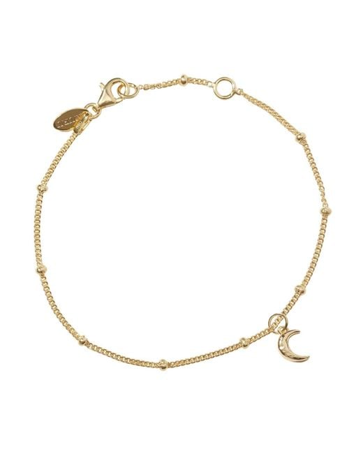 Muru Metallic Tiny Moon Bracelet