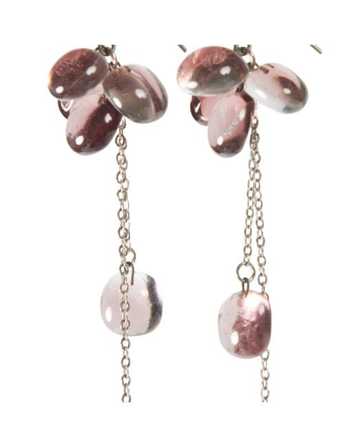 Laura Daili Metallic Ash Roses Drift Earrings