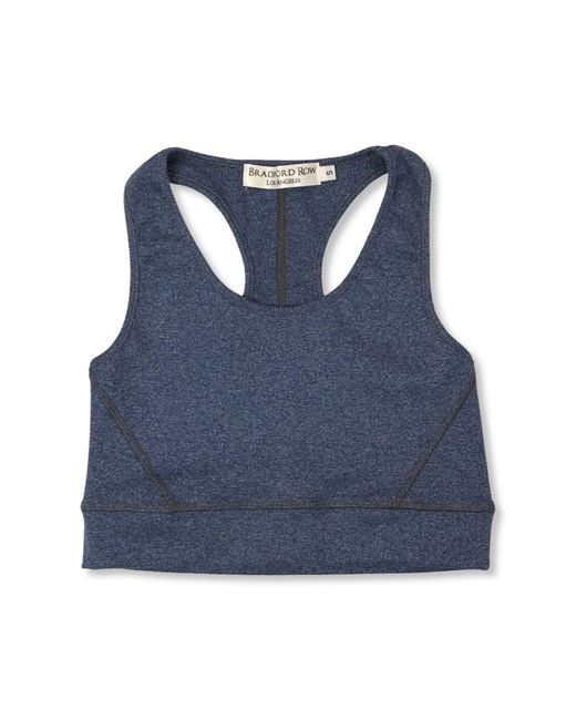 Bradford Row Blue Gia Racer Crop