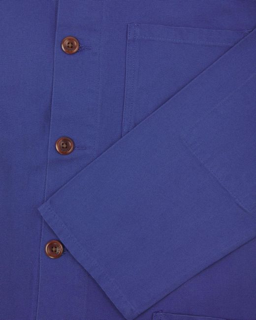 Uskees Blue Overshirt for men