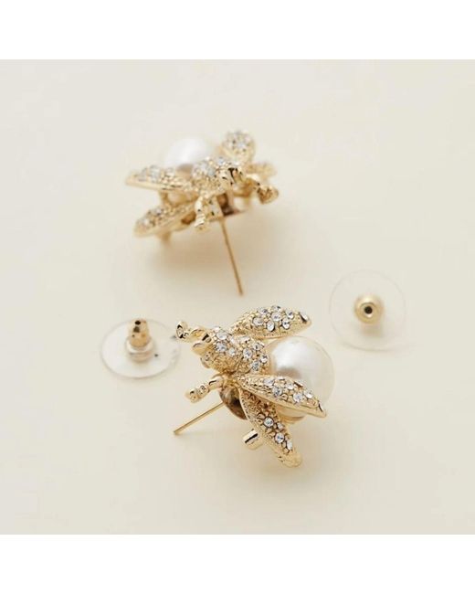 Stephanie Browne Australia Metallic Bumble Bee Earrings
