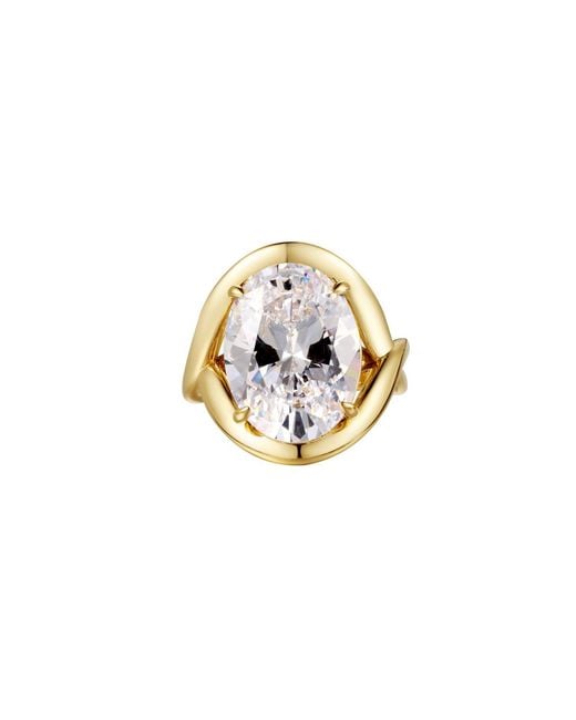Onewildone Metallic You Are A Gem Oval-Cut Ring