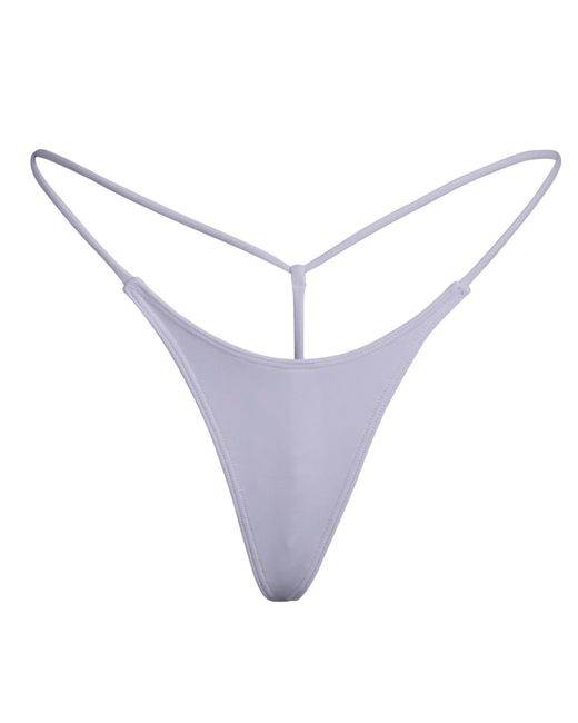 Minimale Animale White G Money Thong Bikini Bottom