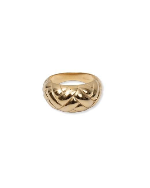 Argento Vivo White The Woven Ring