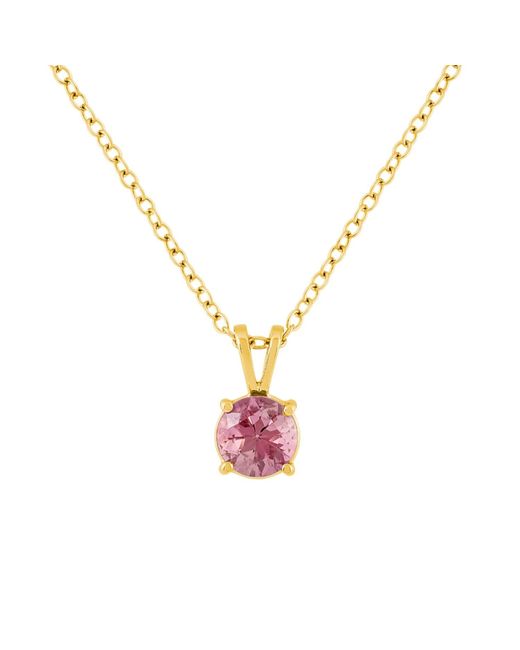 AVJD NEW YORK Metallic Solid Tourmaline Necklace One Carat Total Weight With Adjustable Necklace