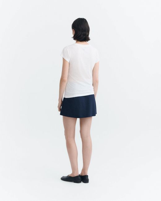 Thinking Mu White Frutas Mirna Slim T-Shirt