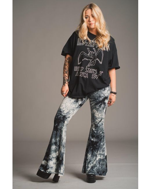 Little Lies Gray Hendrix Tie Dye Flares