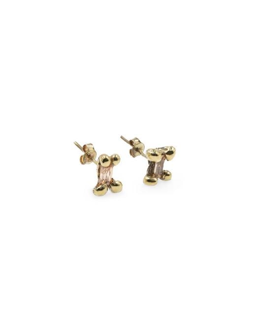 Martina Rozenberg Smira Jewelry Metallic Brava Studs Earrings