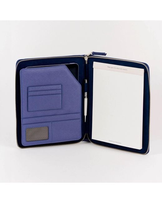 Pack'n Travel Blue Ipad Case Dark