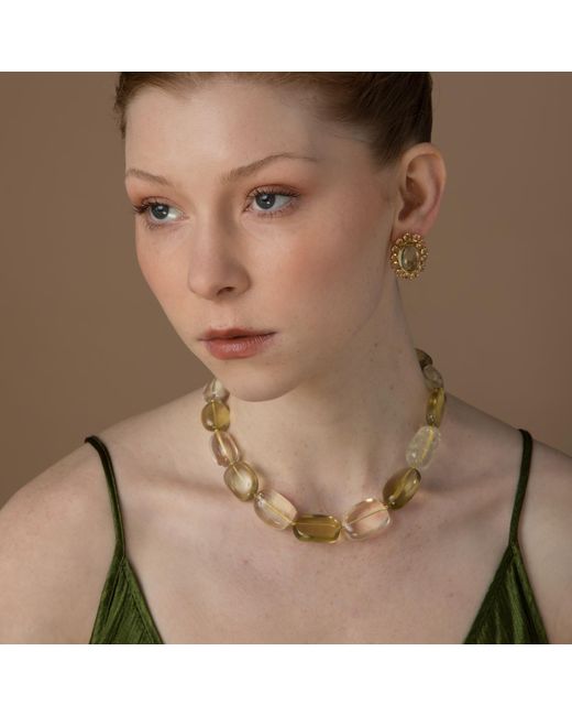 Bounkit Metallic Terra Studs Pierced
