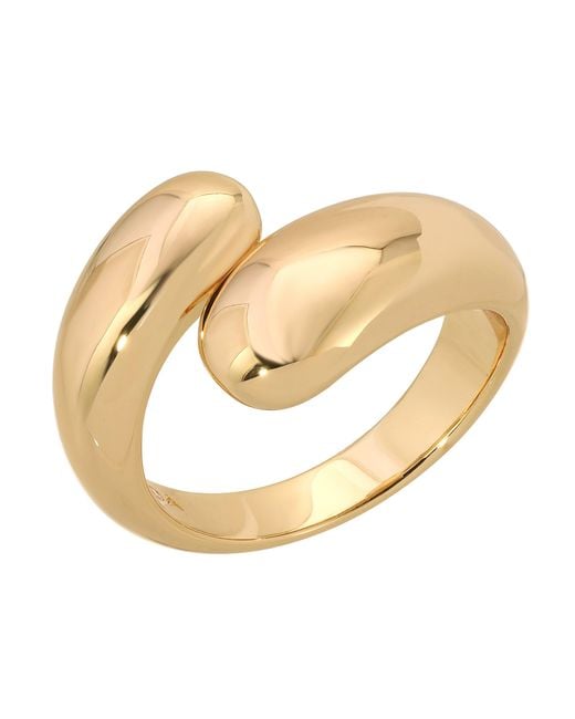 Leeada Jewelry Metallic Realm Dome Wrap Ring