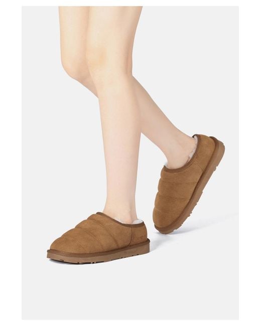 EverAu Australia Brown Jaeger Low Ankle Slippers