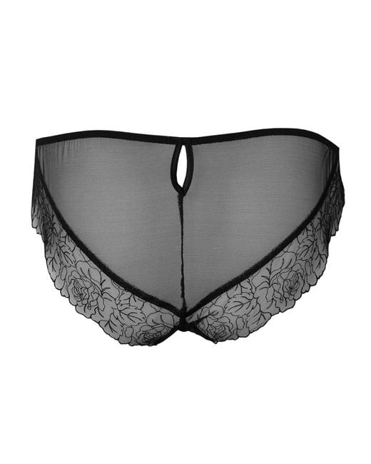 Tallulah Love Black Midnight Rose Brazilian Brief