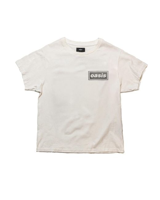 Other Uk White Oasis Flag Vintage T-Shirt for men
