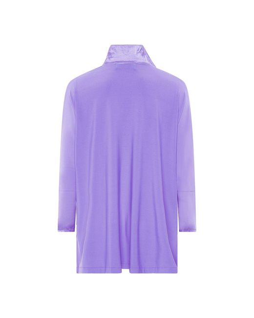 Beatrice von Tresckow Purple Lilac Oversized Jersey Shirt