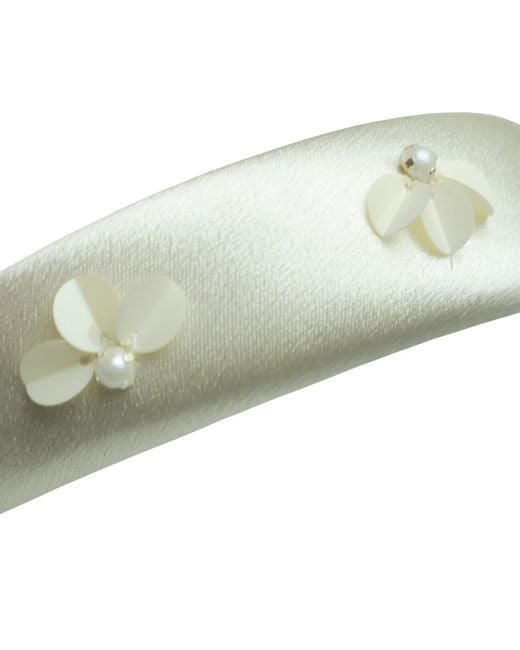 2KStyle Green Neutrals Sabrina Sequins Hand-Embellished Satin Padded Headband
